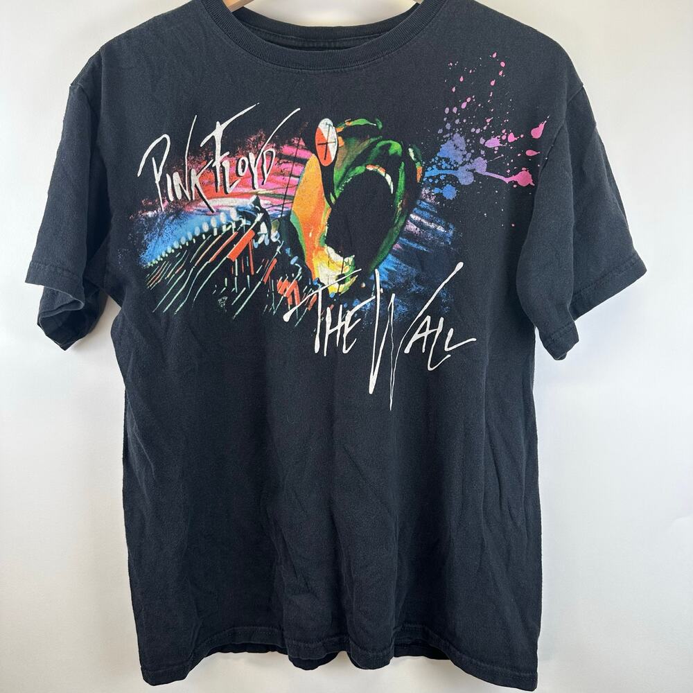 Vintage Pink Floyd Black Short Sleeve Band Tee Graphic Mens Size Small Lot of 2 - Picture 2 of 16